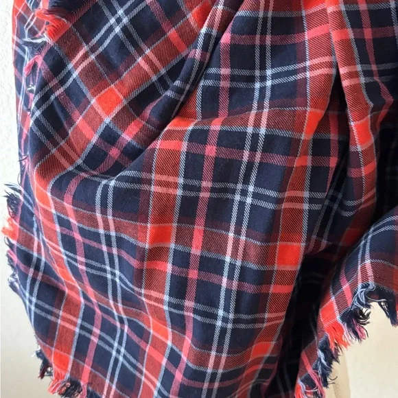 NWT PACT organic plaid blanket scarf - Picture 4 of 4